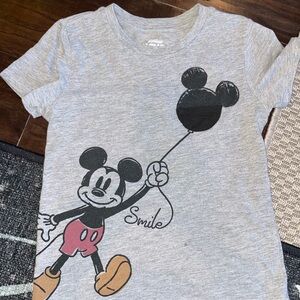Disney Mickey Mouse Gray Kids T-Shirt